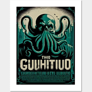 CTHULHU VINTAGE ARTHOUSE FOREIGN MOVIE POSTER 01 Posters and Art